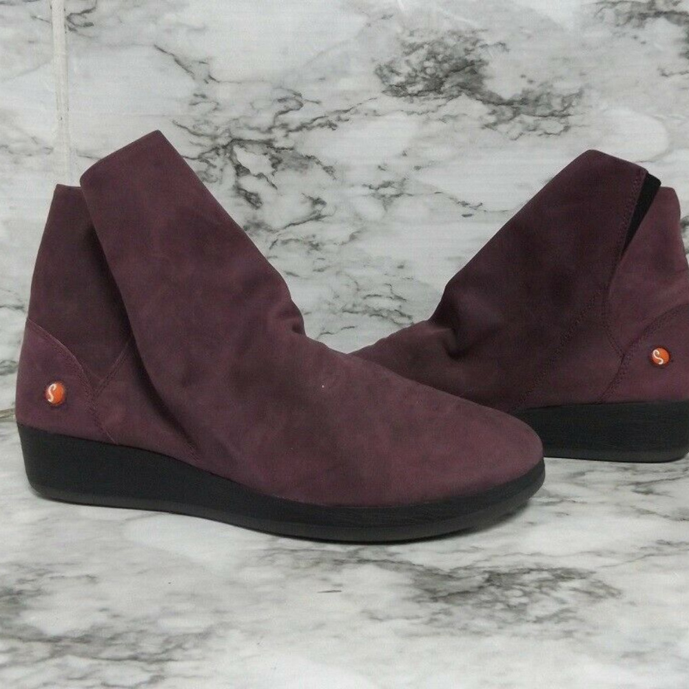 NEW Softinos FLY London Leather Ruched Ankle Boots